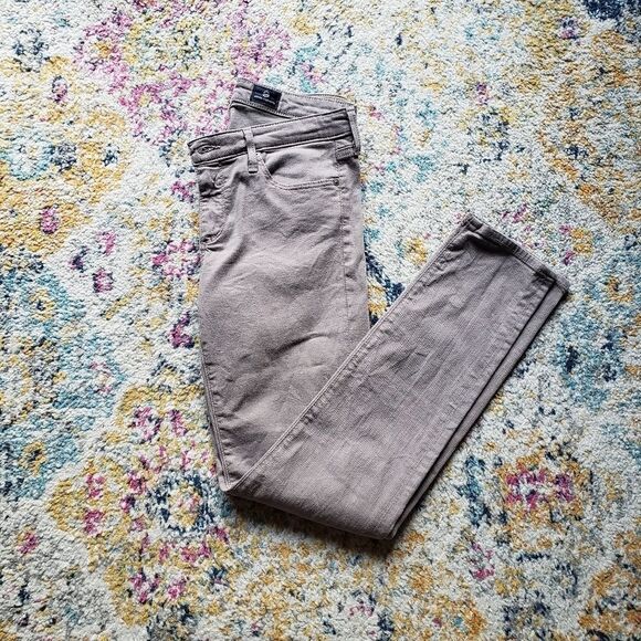 AG Adriano Goldschmied the Stevie Ankle Tan Jeans Size 27 - Picture 3 of 13
